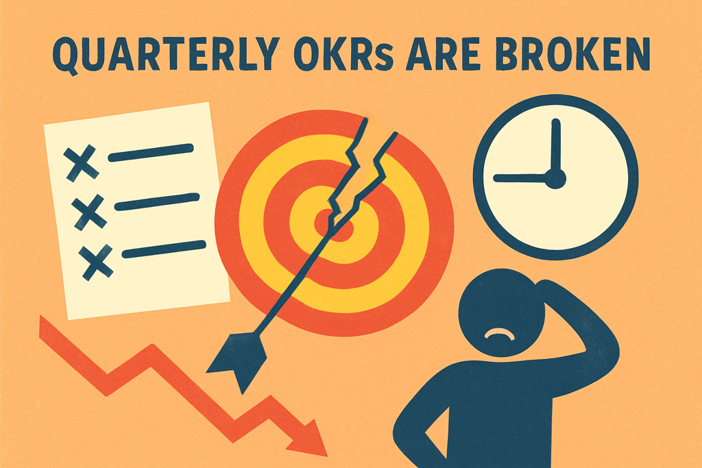 Quarterly OKRs are broken: What to do instead